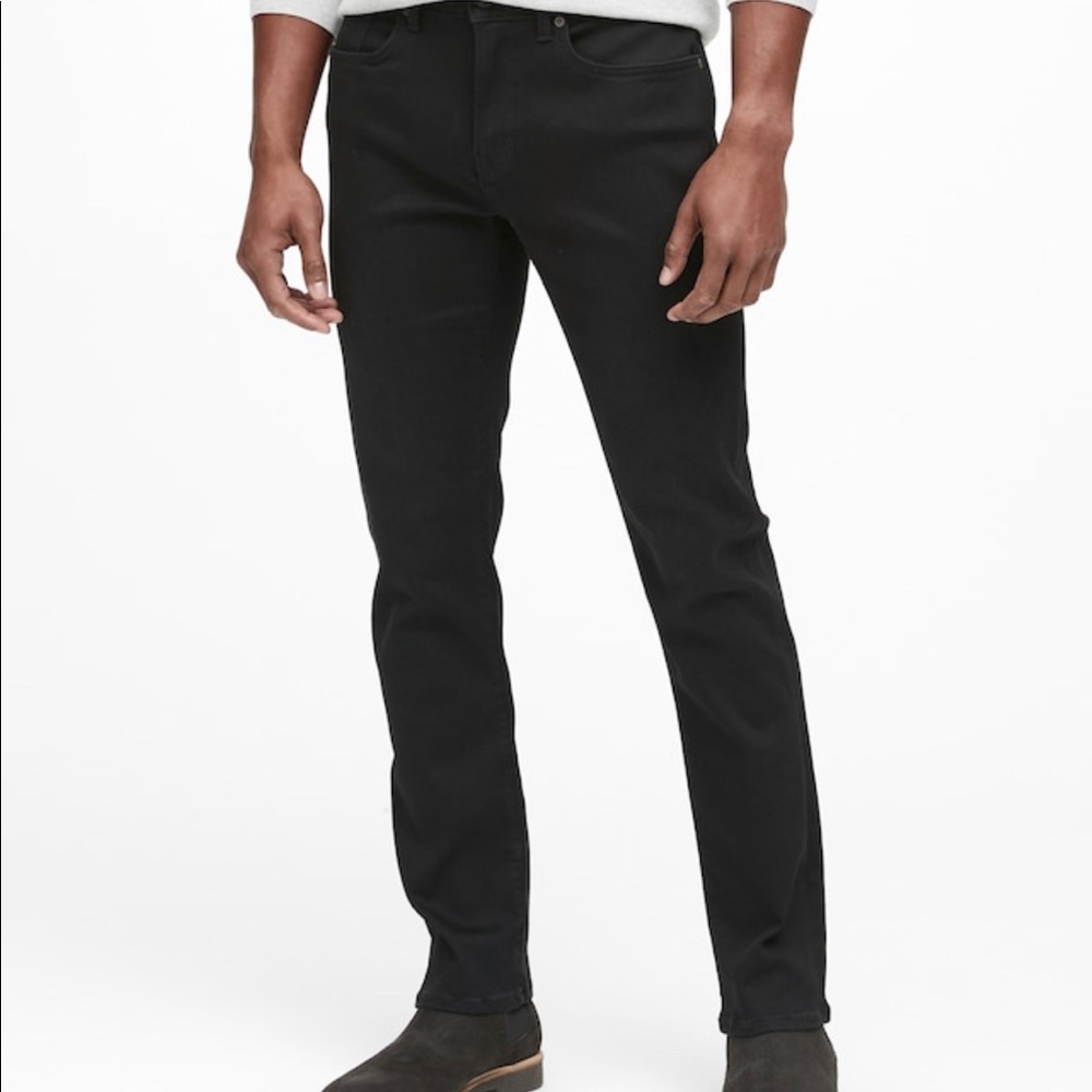 Men’s Banana Republic Traveler Jeans 32x30 - black